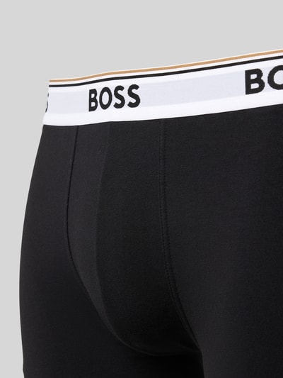 BOSS Regular fit boxershort van een mix van katoen en elastaan in een set van 3 stuks Zwart - 2