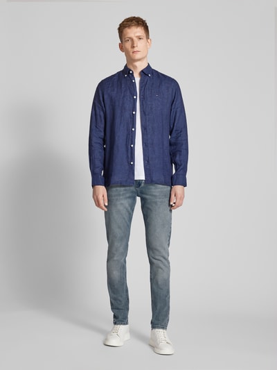 CARS JEANS Slim fit jeans met labeldetail, model 'BLAST' Blauw - 1