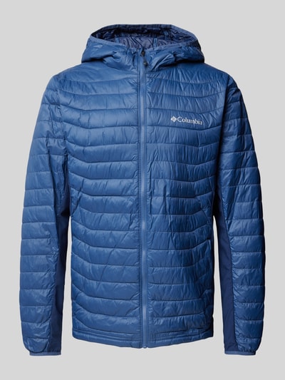 COLUMBIA Jacke mit Label-Print Modell 'Powder Pass Hybrid' Marine 2