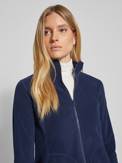 Christian Berg Woman Sweatjack met opstaande kraag Donkerblauw - 3