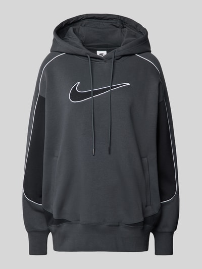 Nike Oversized Hoodie mit Logo-Stitching Anthrazit 2