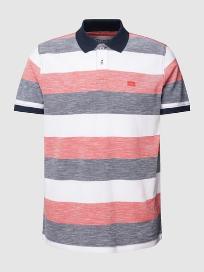 MCNEAL Koszulka polo w stylu Colour Blocking Czerwony 2