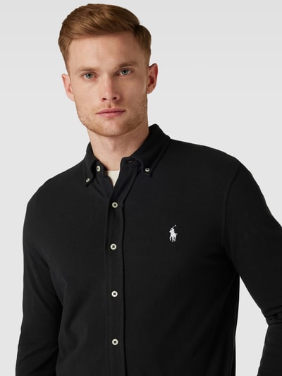 Polo Ralph Lauren Regular Fit Freizeithemd mit Button-Down-Kragen Black 3