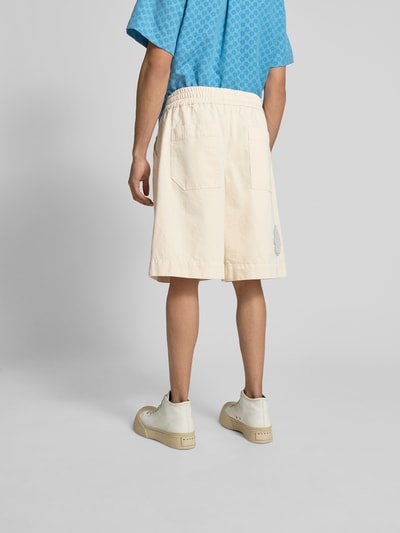 ISNURH Shorts mit elastischem Bund Beige 5