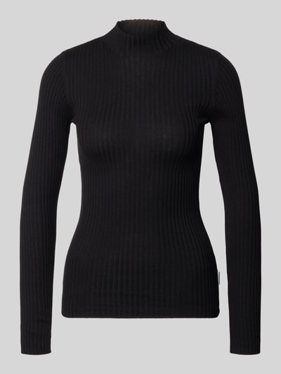 ARMEDANGELS slim fit gebreide pullover van puur katoen model 'ALAANIA' Zwart - 2