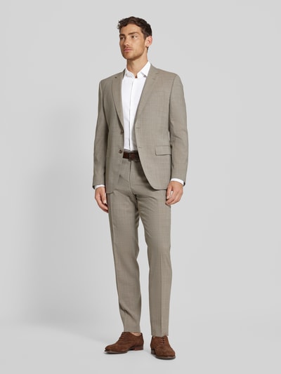 CK Calvin Klein Slim fit zakelijk overhemd met kentkraag, model 'Bari' Wit - 1