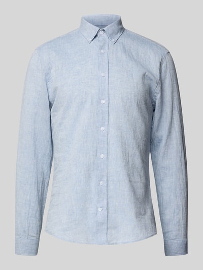 Lindbergh Vrijetijdsoverhemd met knoopsluiting Lichtblauw - 2