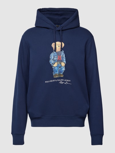 Polo Ralph Lauren Hoodie mit Label-Print Marineblau 2