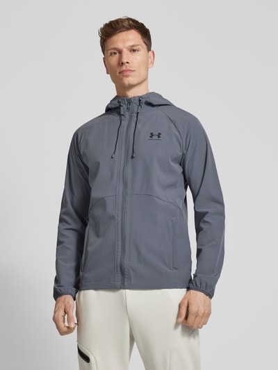 Under Armour Windbreaker mit Label-Print Anthrazit 4