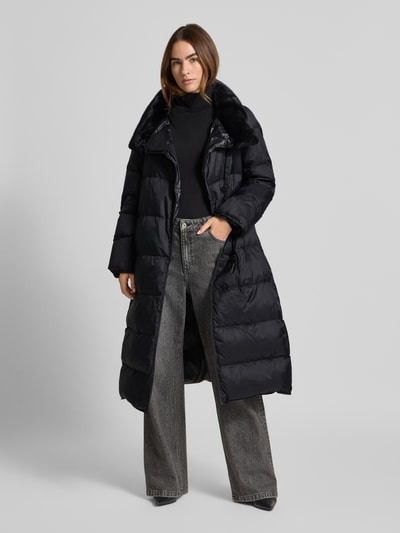 Emporio Armani Daunenmantel mit Knopfleiste Black 1