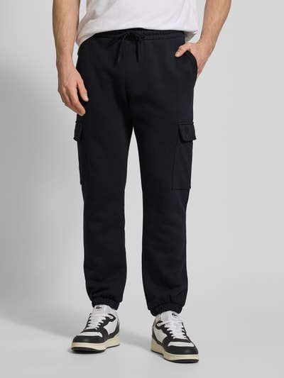 MCNEAL Regular Fit Sweatpants mit Cargotaschen Black 4