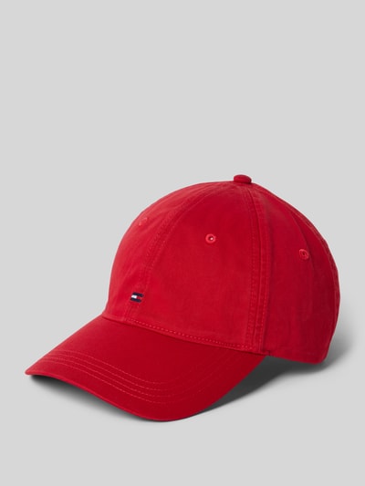 Tommy Hilfiger Basecap aus reiner Baumwolle Modell 'ESSENTIAL' Rot 1