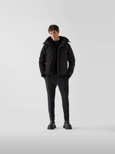 Canada Goose Daunenmantel mit Kapuze Schwarz 1