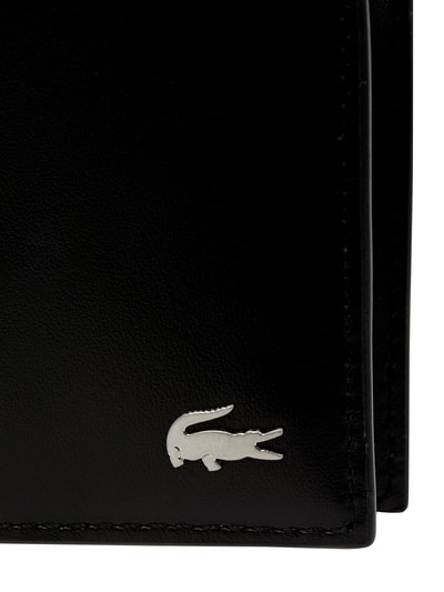 Lacoste Portemonnaie aus Rindsnappa Black 2