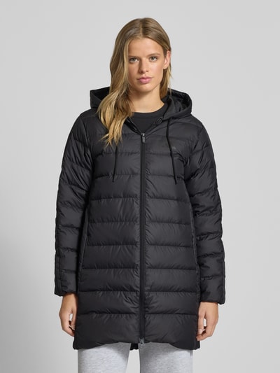 adidas Sportswear Regular fit lange gewatteerde jas met vulling van dons Zwart - 4