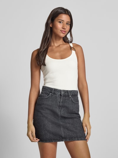 Copenhagen Muse Tanktop mit Applikation Modell 'SIV' Offwhite 4