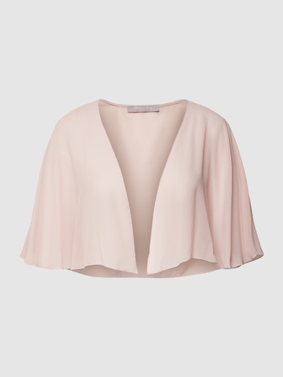 Christian Berg Cocktail Cape im semitransparenten Design Rose 2