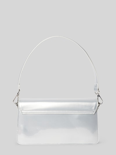 VALENTINO BAGS Handtas met labelapplicatie, model 'GERANIUM' Zilver - 3