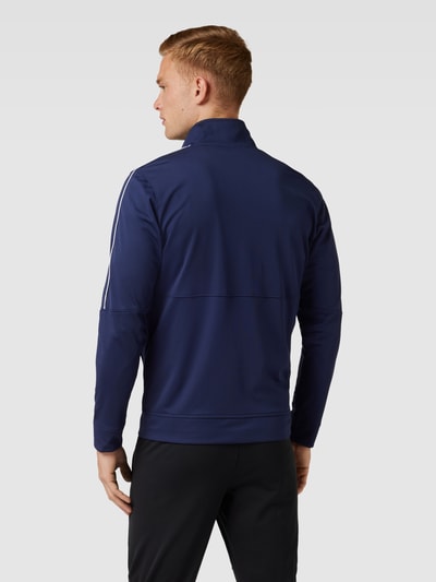 Under Armour Trainingsjack met labelprint, model 'PIQUE TRACK JACKET' Marineblauw - 5