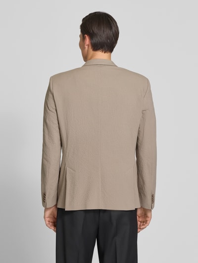 HUGO Slim Fit Anzugsakko aus Baumwoll-Mix Modell 'HENRY' Hellbraun 5