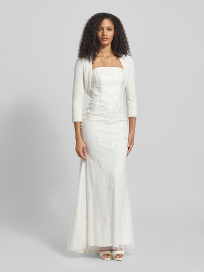 Jake*s Cocktail Bolero aus Effektgarn Ecru 1