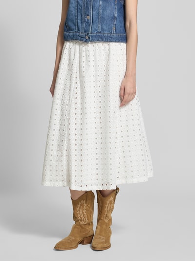 Milano Italy Midirok van puur katoen Offwhite - 4