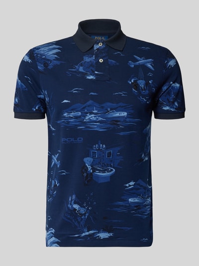 Polo Ralph Lauren Koszulka polo o kroju slim fit z czystej bawełny Ciemnoniebieski 2