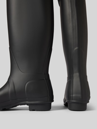 Black tall hunter boots sale online