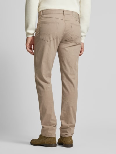 Christian Berg Men Regular Fit Chino im 5-Pocket-Design Hellbraun 5