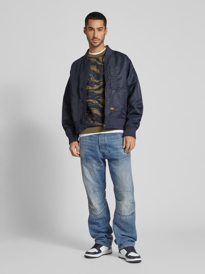 G-Star Raw Bluza z wyhaftowanym logo Oliwkowy 1