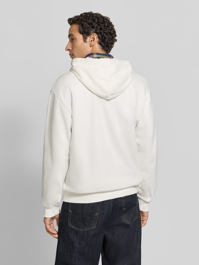 Lacoste Regular Fit Sweatjacke aus Baumwoll-Mix Offwhite 5