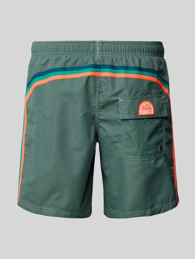 Sundek Badehose mit elastischem Bund Dunkelgruen 3