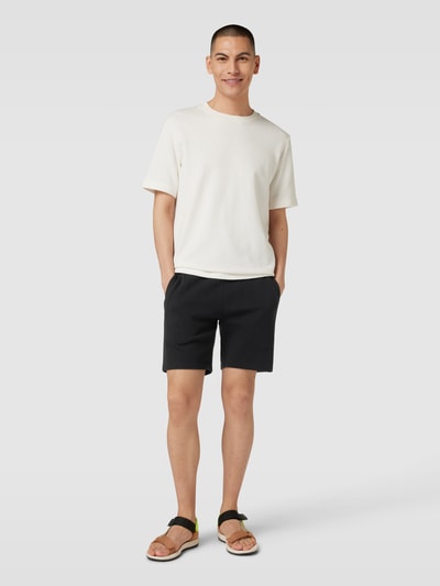 Shiwi Sweatshorts met steekzakken, model 'Mavis' Zwart - 1