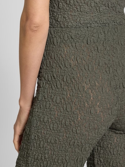 Mango Hose mit elastischem Bund Modell 'VERDI' Khaki 3