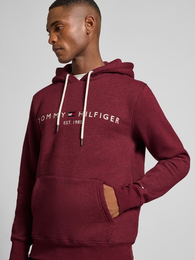 Tommy Hilfiger Oversized Hoodie aus Baumwoll-Mix Bordeaux 3
