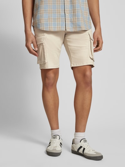 Only & Sons Regular Fit Bermudas aus Baumwoll-Mix Modell 'CAM STAGE' Beige 4