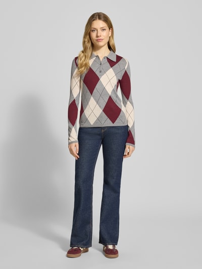 Tommy Hilfiger Slim fit pullover van puur katoen Middengrijs - 1