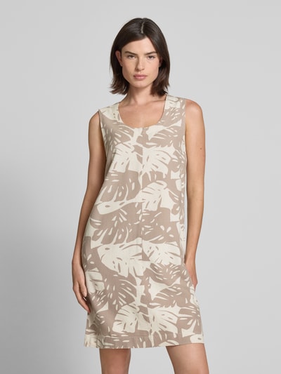 FREE/QUENT Mini-jurk met steekzakken, model 'LAVISCO' Taupe - 4