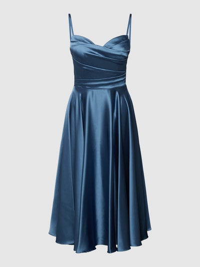 Laona Cocktailkleid mit Wasserfallausschnitt Rauchblau 2