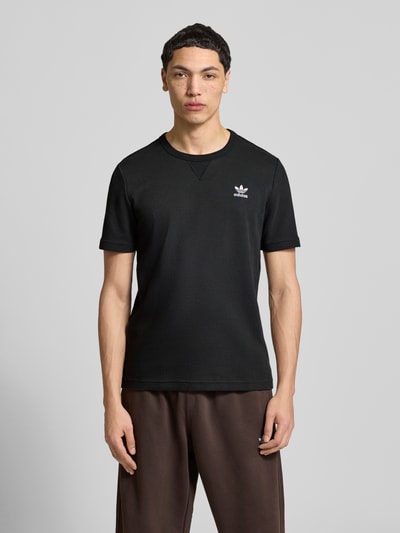 adidas Originals Regular Fit T-Shirt mit Baumwoll-Anteil  Black 4