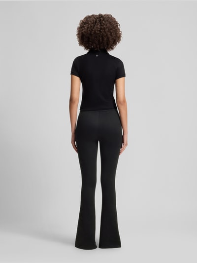 HUGO flared fit bell bottom met splitten model 'Nereyel' Zwart - 5