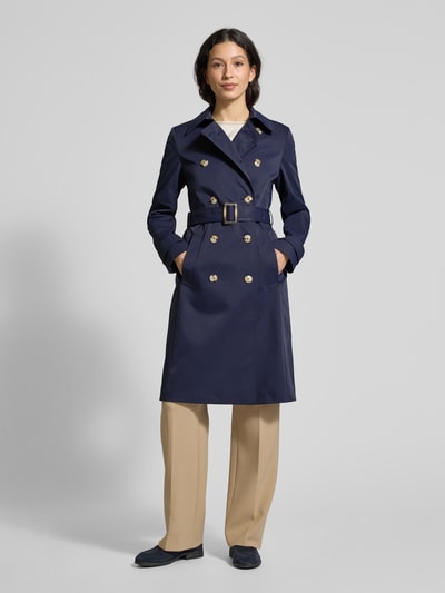 Christian Berg Woman Selection Trenchcoat mit Taillengürtel Dunkelblau 4