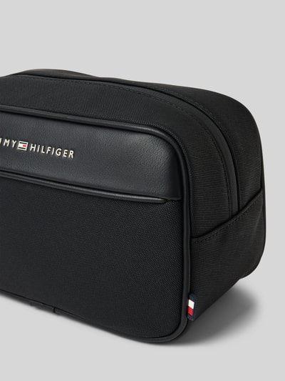 Tommy Hilfiger Toilettas met labelprint Zwart - 2