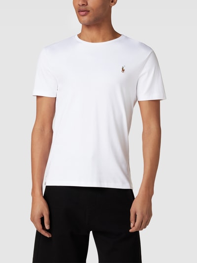 Polo Ralph Lauren T-Shirt mit Logo-Stitching Weiss 4