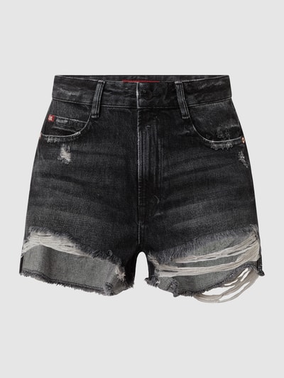 MISS SIXTY Jeansshorts aus Baumwoll-Hanf-Mix  Anthrazit 2