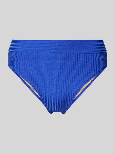 Produktfoto, Slim Fit Bikini-Hose mit Strukturmuster Modell 'Emly' von Marie Jo, Damen Bikini-Hose, Elastischer-Material-Mix, kräftiges Blau