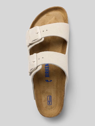 Birkenstock Sandalette aus Leder Modell 'Arizona' Offwhite 3