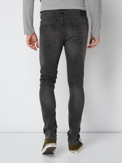 Only & Sons Stone-washed slim fit jeans Zwart - 4