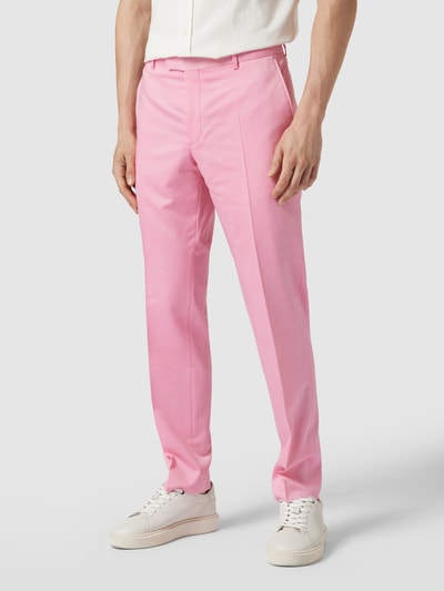 JOOP! Collection Stoffhose mit Bügelfalten Pink 4