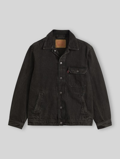 Levi's® Regular Fit Jeansjacke aus reiner Baumwolle Black 2